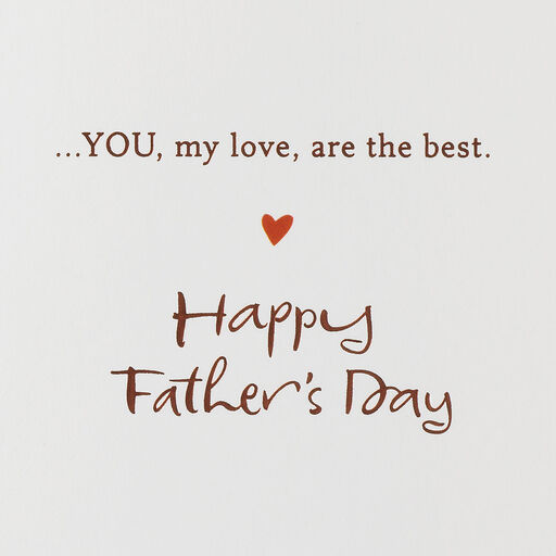 You're the Best Thing in My Life Father's Day Card for Husband, 