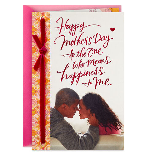 Love, Joy and Happiness Mother's Day Card for Wife, 