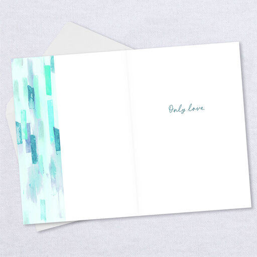 Personalized Blue and Purple Watercolor Design Card, 