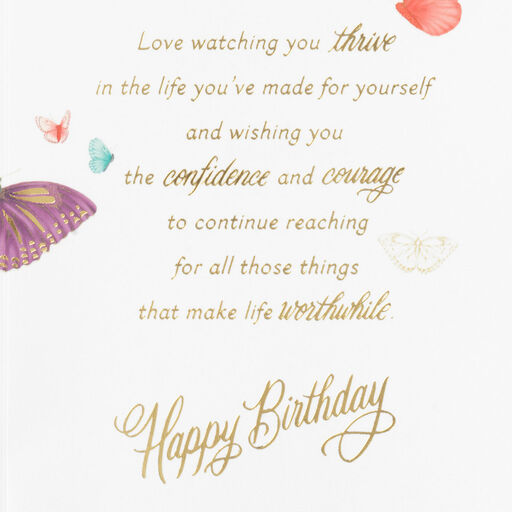 A Life That Makes You Truly Happy Birthday Card for Daughter, 