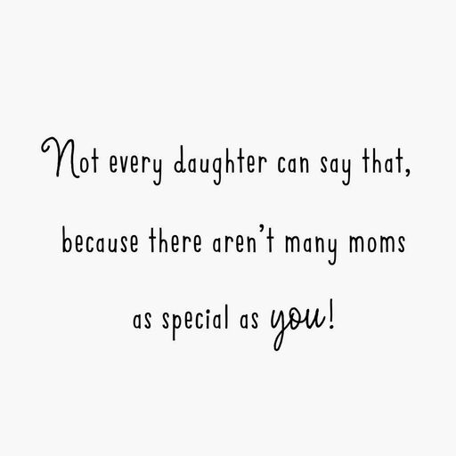 You're the Best Mom Card From Daughter, 