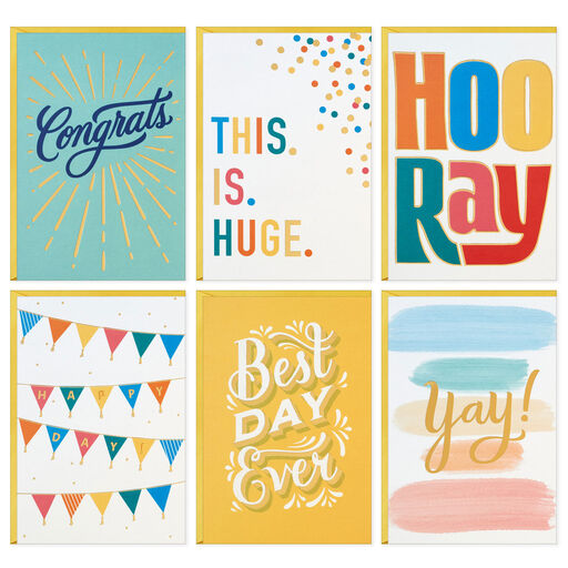 Inspired Modern Boxed Assorted Congratulations Cards, Pack of 24, 