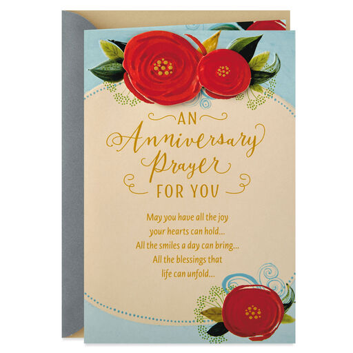 All the Joy Your Hearts Can Hold Religious Anniversary Card, 