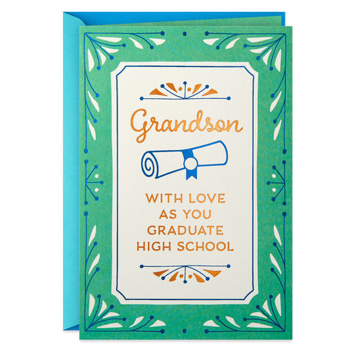 Great Things To Come High School Graduation Card for Grandson, 