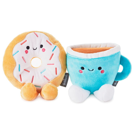 Better Together Donut and Coffee Magnetic Plush, 5", 