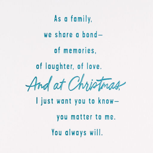 We Share a Bond Christmas Card for Brother, 