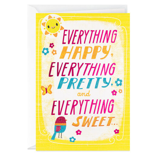 Everything Happy Sunshine and Flowers Mother's Day Card, 
