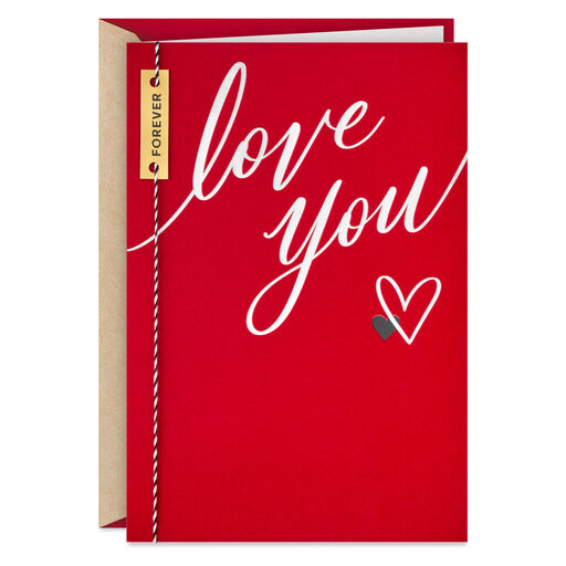Love You Forever Romantic Valentine's Day Card, 