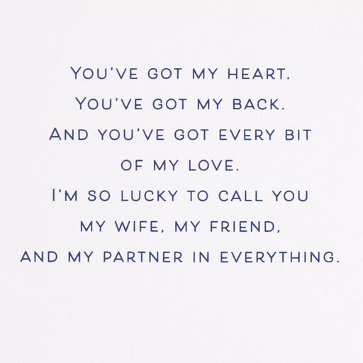 You Have My Heart Valentine's Day Card for Wife, 