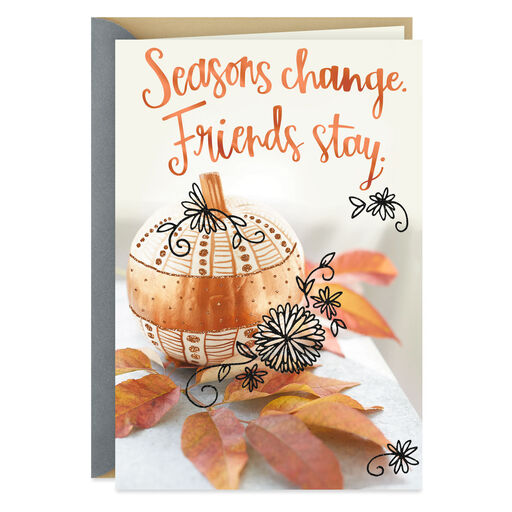 Grateful for You Thanksgiving Card for Friend, 