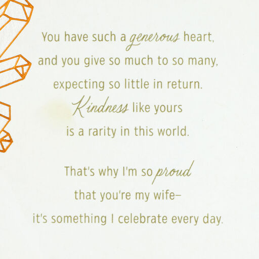 So Blessed You're My Wife Birthday Card, 