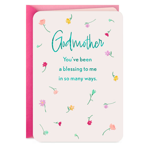 You've Been a Blessing to Me Easter Card for Godmother, 