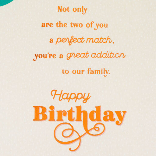 Glad It's You Birthday Card for Child's Romantic Partner, 