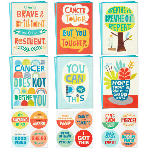Get Well and Encouragement Assorted Cards, Box of 12, 