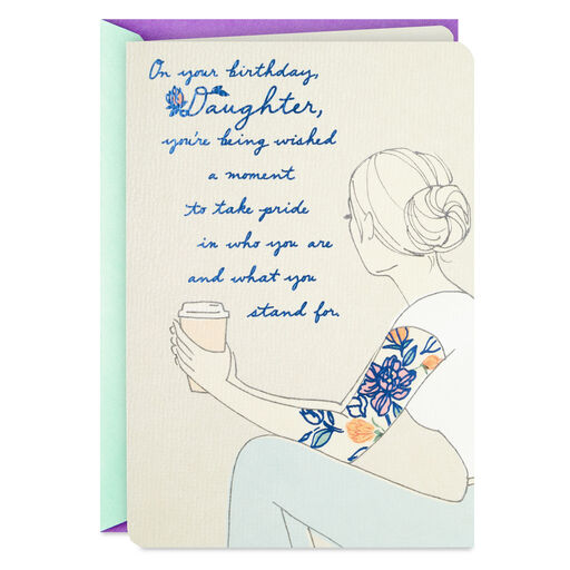 You're Loved for All You Are Birthday Card for Daughter, 