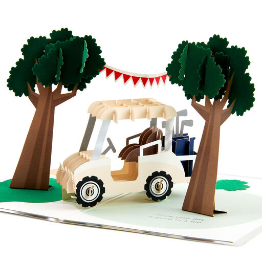 Hope Your Day Is Good to a Tee Golf 3D Pop-Up Card, 