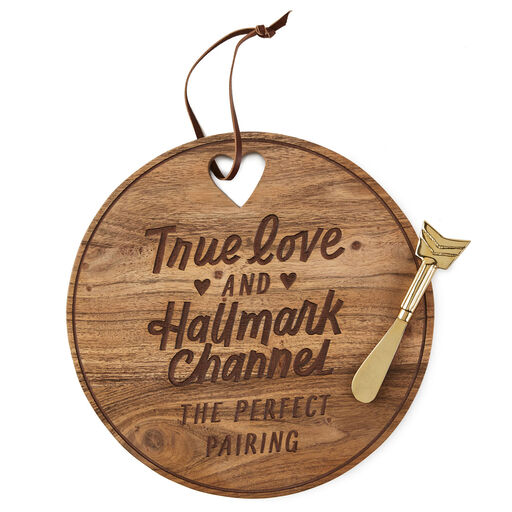 Hallmark Channel True Love Charcuterie Board With Spreader, 12", 