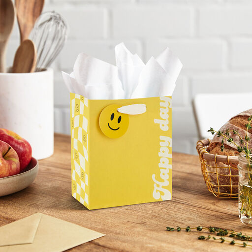 6.5" Happy Day Small Gift Bag, 