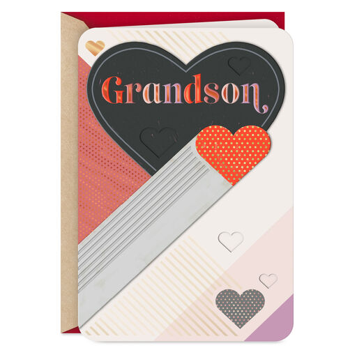 Incredible, Wonderful You Valentine's Day Card for Grandson, 