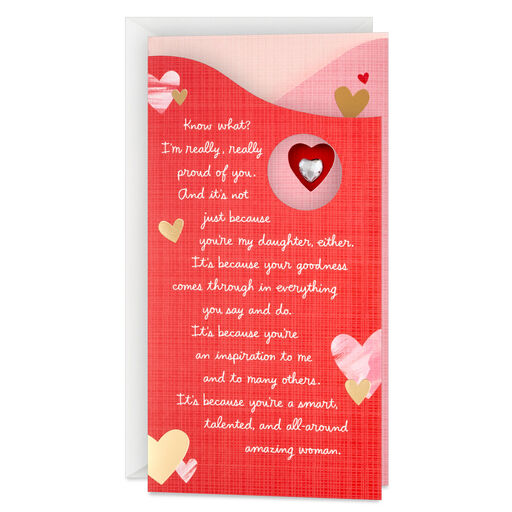 Really Proud of You Valentine's Day Card for Daughter, 