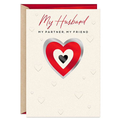 My Partner, My Friend Valentine's Day Card for Husband, 