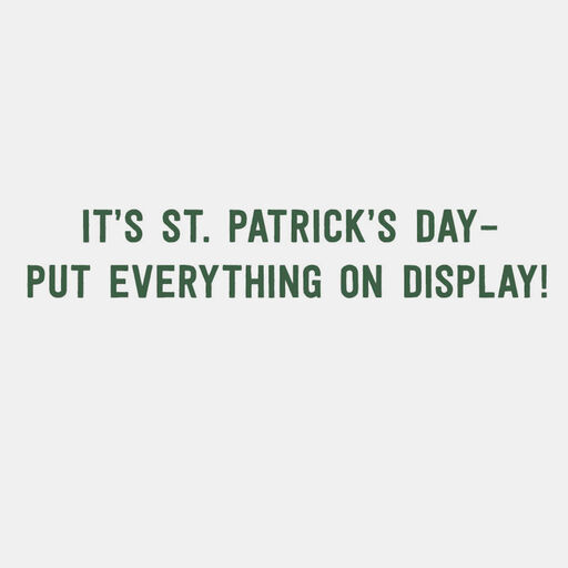 Hide Your Lucky Charms Funny St. Patrick's Day Card, 