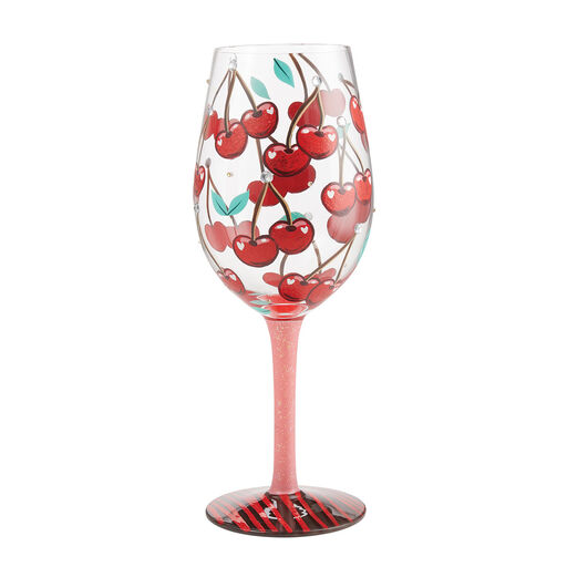 Lolita Mon Cherry Wine Glass, 15 oz., 