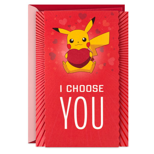Pokémon Pikachu I Choose You Love Card, 