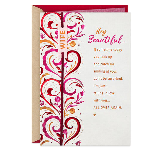 Hey, Beautiful Valentine's Day Card for Wife, 