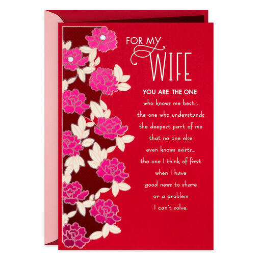 You'll Always Be the One Valentine's Day Card for Wife, 