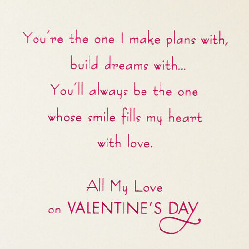 You'll Always Be the One Valentine's Day Card for Wife, 