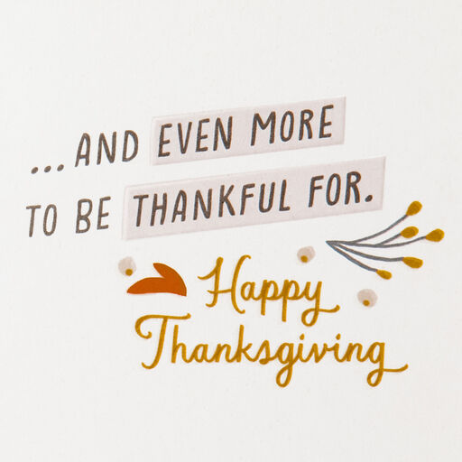 Fun, Love and Joy Thanksgiving Card for Family, 