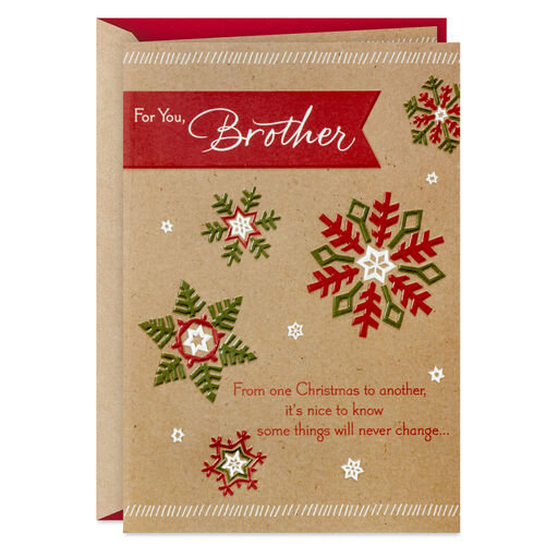 You're Always Loved Christmas Card for Brother, 
