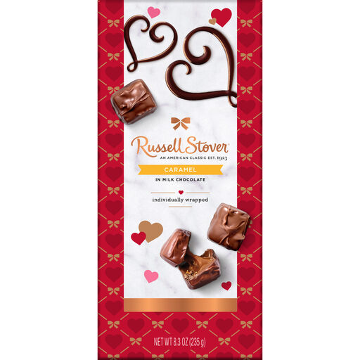 Russell Stover Milk Chocolate Caramels Bag, 8.3 oz., 