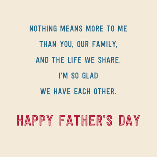 I Love Being Dads With You Father's Day Card, 