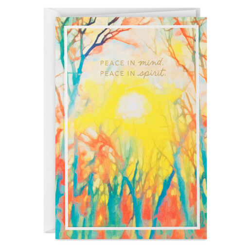 ArtLifting Peace in Mind and Spirit Encouragement Card, 
