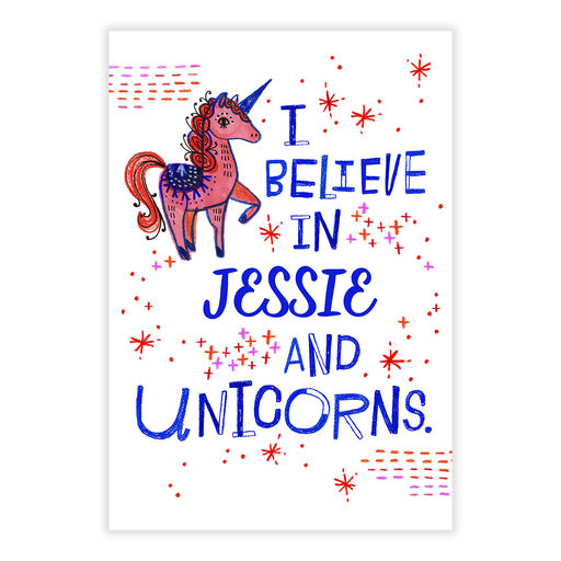 I Believe in You & Unicorns eCard, 
