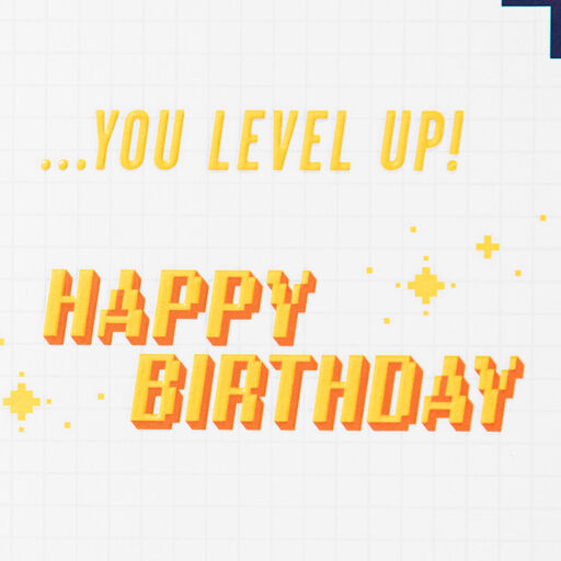 You Level Up Birthday Card for Son, 