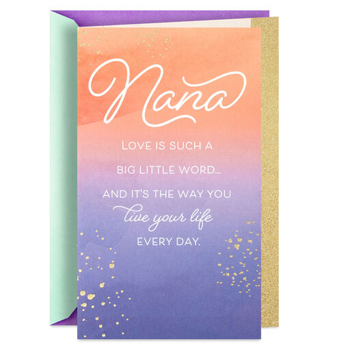 You Mean So Much to This Family Birthday Card for Nana, 