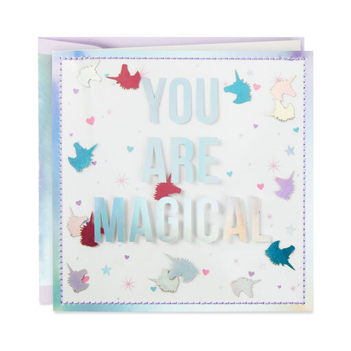 You Are Magical Unicorns Birthday Card, 