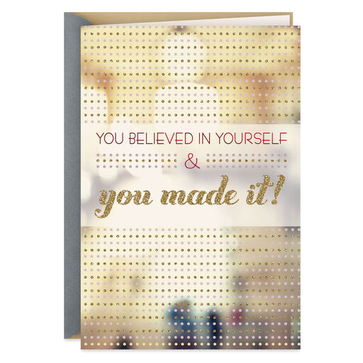 You Made It! Congratulations Card, 