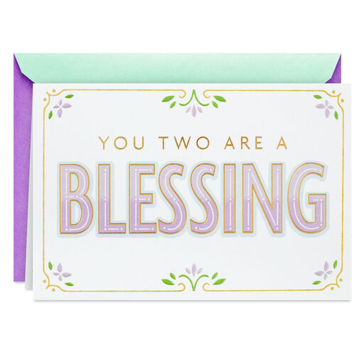 You Two Are a Blessing Easter Card for Both, 